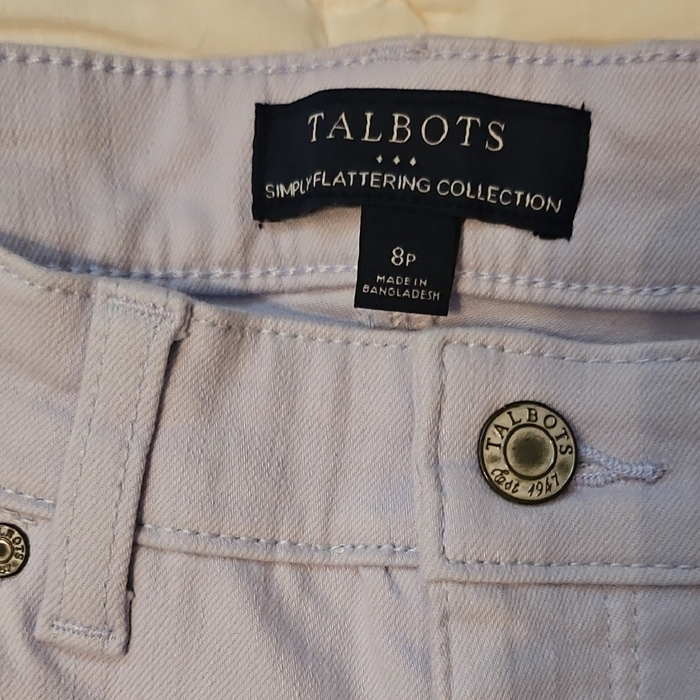 Talbots Light Lavender Jegging/Crop Denim -Simply Flatterng Collection - Picture 5 of 12